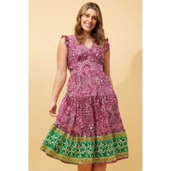 KIRAN FLORAL BOHO DRESS -Printedcarpetus d3edde7d015419cb88edad0526ae0898