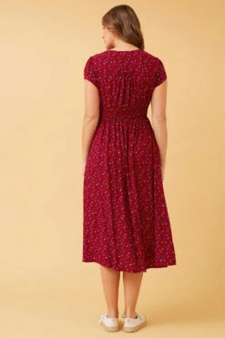 JORDON DITSY FLORAL MIDI DRESS -Printedcarpetus d40316d04e69af0a42698c0417843ed0