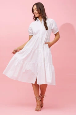 TIFFANY PUFF SLEEVE MIDI DRESS 23 TIFFANY PUFF SLEEVE MIDI DRESS -Printedcarpetus d42f3c4b33ada4d9f084a7a229e2a62b