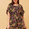 GRETA FLORAL SHORT DRESS -Printedcarpetus d5340d7b06c384bd0af48ebc3d601565