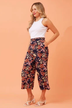 OXANA FLORAL PRINT CULOTTES -Printedcarpetus d65c789c2ea2c57dfdc997bd198ff6f6