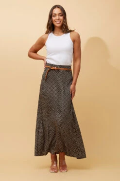 BETTY ABSTRACT BOHO MAXI SKIRT -Printedcarpetus d776cda1c41dd526017d62f6c3e630f8