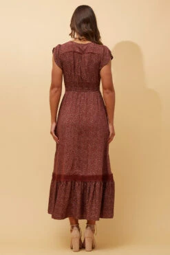 MOROCCO FLORAL BOHO MAXI DRESS -Printedcarpetus d93232652ce9851c8a6cea8f00711f53