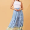 FLEURY BOHO MAXI SKIRT -Printedcarpetus d950e7dae6f83f01f584e7603287cc99