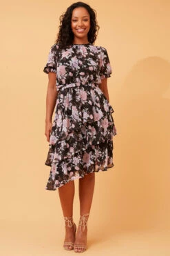 DAVINA FLORAL MIDI DRESS -Printedcarpetus da1286e2ffe2769809c3781162e58b3d bd943b16 3605 4d87 b73c 2364c80b78b2