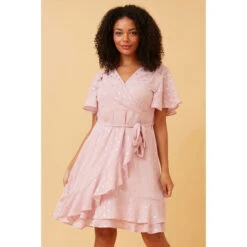 JOYCE GOLD FOIL PRINT DRESS -Printedcarpetus dae3ff1c76a97c1b7a80ef40805b7f09