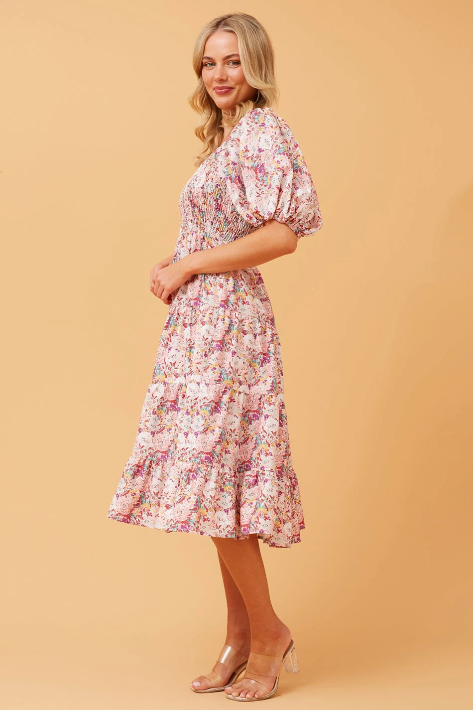 CASSANDRA FLORAL SHORT DRESS 7 CASSANDRA FLORAL SHORT DRESS - Image 5