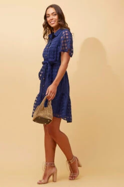 EVERLY GINGHAM SHIRT DRESS -Printedcarpetus dba2a7e148d18fb9575dd00b85a68d99