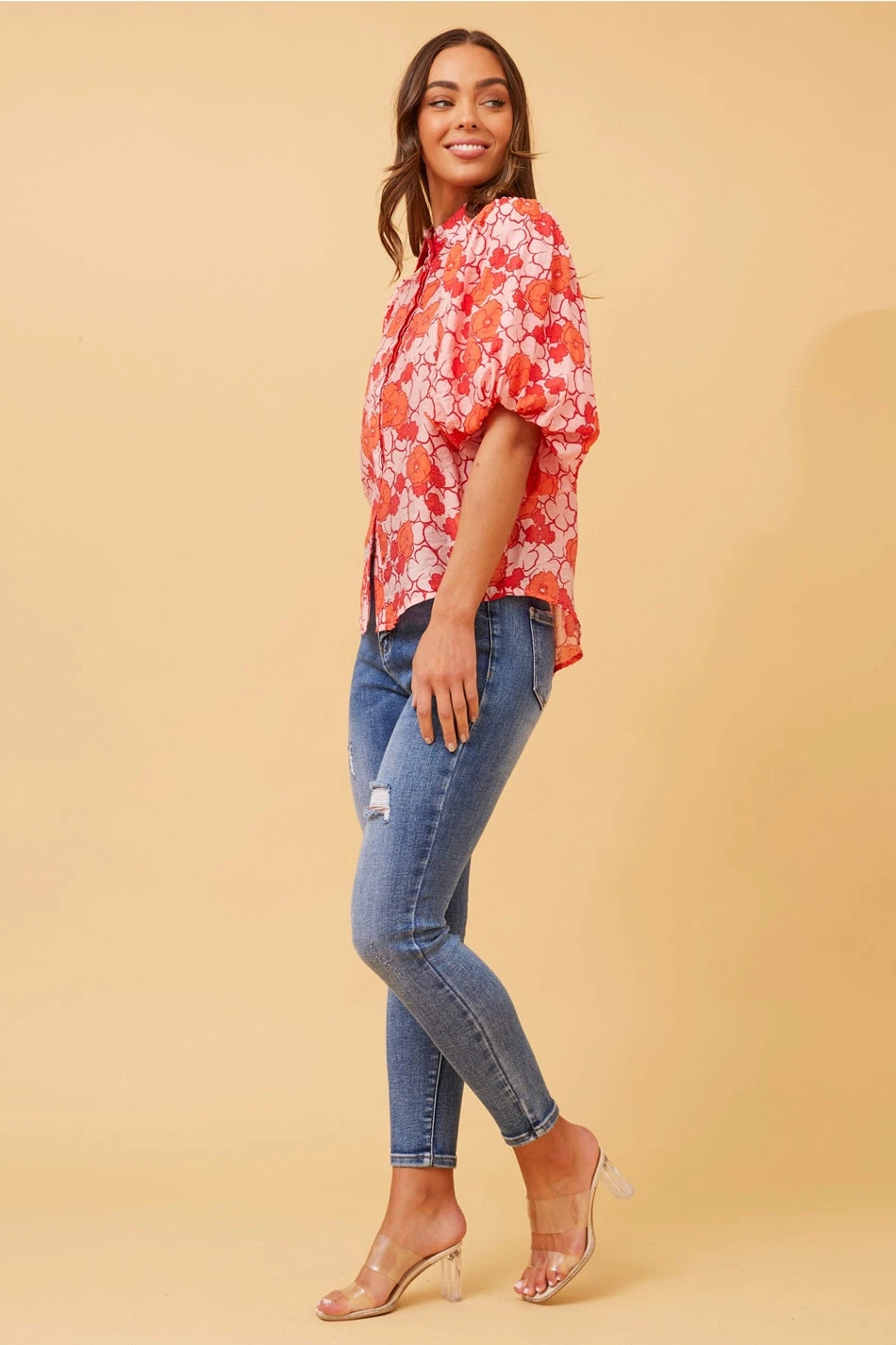WILKIE PUFF SLEEVE FLORAL SHIRT 13 WILKIE PUFF SLEEVE FLORAL SHIRT - Image 11