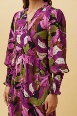 DEETA BOTANICAL PRINT MAXI DRESS -Printedcarpetus ddf837c54804295f7785a3d606f14eda