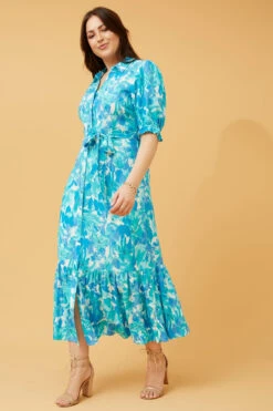 LINA FLORAL MAXI DRESS -Printedcarpetus de13735fc99554c540200e1034f7ea1a