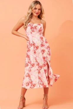 CHANTELLE FLORAL MIDI DRESS -Printedcarpetus de1c9b74b26946a0a4a34a014e0f4157