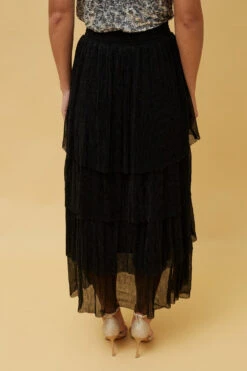 HARLENE PLEATED MAXI SKIRT -Printedcarpetus dfb54653aecd991196d7c164dd03fd87