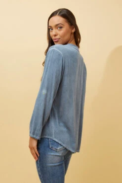 VELAR FOIL PRINT POCKET TOP -Printedcarpetus e0295ffe1d3a72900452aea42a5fecb9