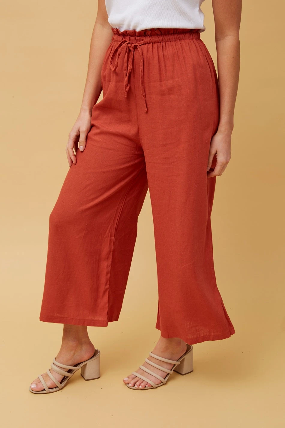ROBERTA PAPERBAG LINEN PANTS 13 ROBERTA PAPERBAG LINEN PANTS - Image 11