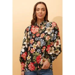 WISTERIA FLORAL SHIRT -Printedcarpetus e1ef59988351c97e5c4a2c288a2fb104