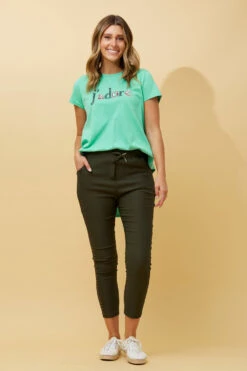 RANIA SOLID JOGGER PANTS -Printedcarpetus e36fb64f7dabc5b158bbcbc41a79fea7