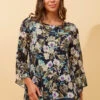 ALISON FLORAL FOIL PRINT TOP 2 ALISON FLORAL FOIL PRINT TOP -Printedcarpetus e371b0d1c2d9ee5a01da4c6c596578b3