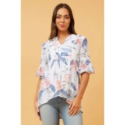 BRANDI FLORAL TOP -Printedcarpetus e3a3d6e2a7966e22b3f63a28438af0f9