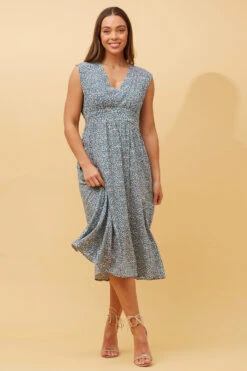 FELIX DITSY FLORAL MIDI DRESS -Printedcarpetus e628b78ae2eedfcf00b1c28281ef111f e60e7b35 e062 4c93 b604 d0cffe7ead9f