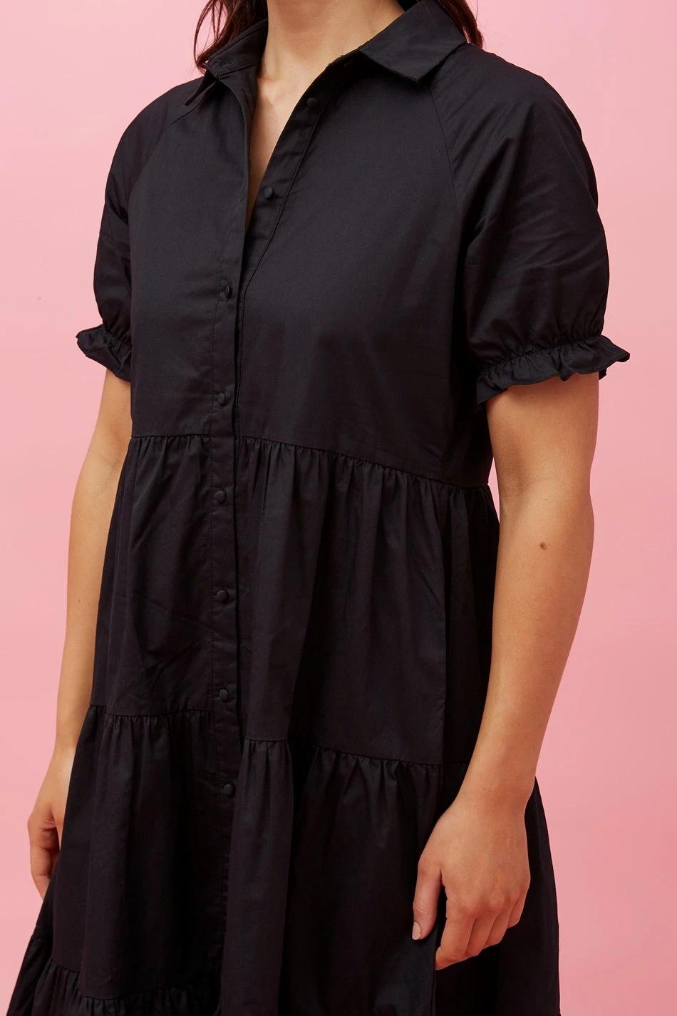 TIFFANY PUFF SLEEVE MIDI DRESS 6 TIFFANY PUFF SLEEVE MIDI DRESS - Image 4