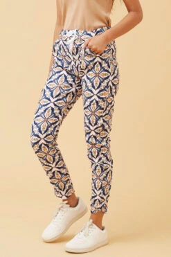 JANJA ABSTRACT PRINT BOHO JOGGERS -Printedcarpetus e6837705521905f0f79b1e5442039ea2