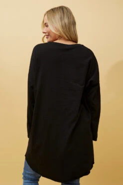 SORIANA FOIL PRINT TUNIC TOP -Printedcarpetus e785963df2466daffcfc19e55cc2ae23