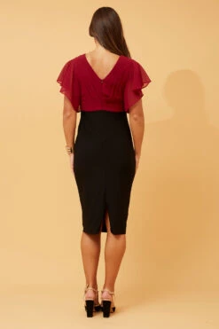 MELODY PLEATED BODYCON DRESS -Printedcarpetus e795e28884bc644d9829ccbcf1515a4e