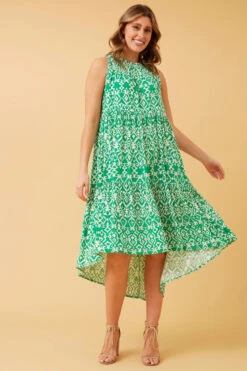 DREW TIERED TRAPEZE DRESS -Printedcarpetus e7cd15e945a8dcb2b29ccf4cf43d9c86