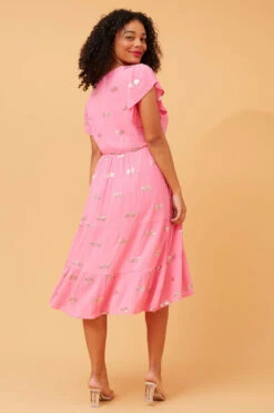 RANI SEQUIN DETAIL TIERED DRESS -Printedcarpetus e8114b0d46d148568a323863f1dc2dfb