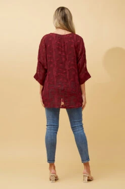 Stella ABBY BURNOUT TOP -Printedcarpetus e8149d25491fd5d5b4dbb951414ac630