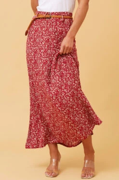 BETTY FLORAL BOHO MAXI SKIRT -Printedcarpetus e871ef0d8418fe5074f164a01a6c5a23