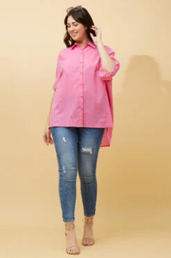 KATHLEEN PUFF SLEEVE SHIRT -Printedcarpetus e8ad3fa4f64cde465b4bdc9452fc6af7
