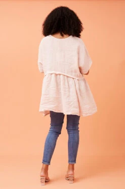 FAYOLA OVERSIZED LINEN TOP -Printedcarpetus e953ad4411c0e59425035e2969327671