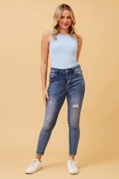 ROSEMARY RIBBED SINGLET -Printedcarpetus e9673c2a46623afa9f87fd9f846ac879