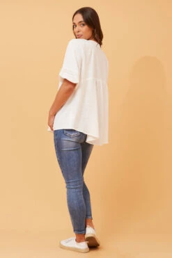 NAVEEN LACE DETAIL TOP -Printedcarpetus e976cbab39b8e4f833fc66e6245c7d91