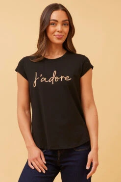 COCO JADORE GRAPHIC TEE -Printedcarpetus ea298ebffdaf30a8edfde02d842982f4