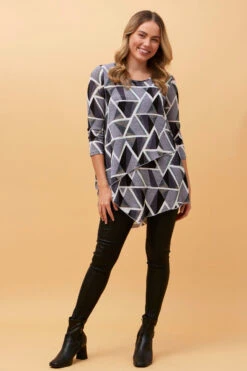 SIA DOUBLE LAYERED TOP -Printedcarpetus ea714372fc56f63dc5db244445c1b521