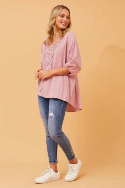 NAVEEN LACE DETAIL TOP -Printedcarpetus ea9249349b929dd1822a23c9b6a1830d