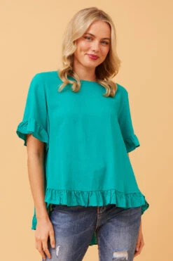 FRILA LINEN SMOCK TOP 36 FRILA LINEN SMOCK TOP -Printedcarpetus eaba9f331a7fb6dacea1c81b1ec6c415