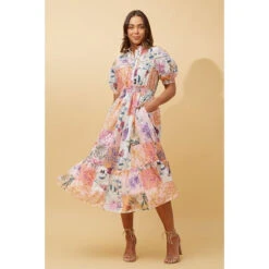 MEDINA FLORAL PATCHWORK BOHO DRESS -Printedcarpetus ebdadc9c311f0393c510ba1cff64cafe