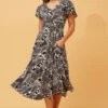 FLORIDA MIDI DRESS -Printedcarpetus ec7feadfc1945b923273ff84cb9af320