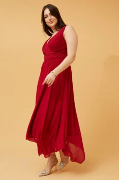 KADINA SLEEVELESS MIDI DRESS -Printedcarpetus ecae7858c5636809bdc48163ba3d3cf7