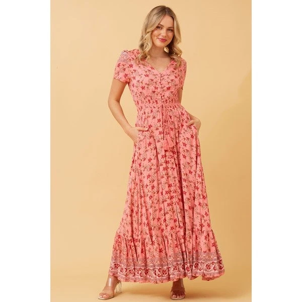 MIA FLORAL BOHO MAXI DRESS 10 MIA FLORAL BOHO MAXI DRESS - Image 8