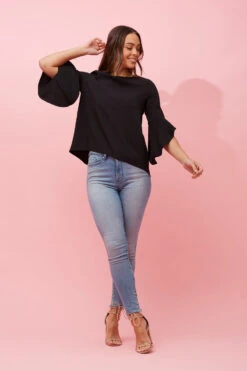 FLUTE SLEEVES BLOUSE -Printedcarpetus edc2b66f684447acdc6c5571a677bada