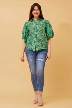 WILKIE PUFF SLEEVE FLORAL SHIRT 19 WILKIE PUFF SLEEVE FLORAL SHIRT -Printedcarpetus ee1c6c0556321792936093e26e935650