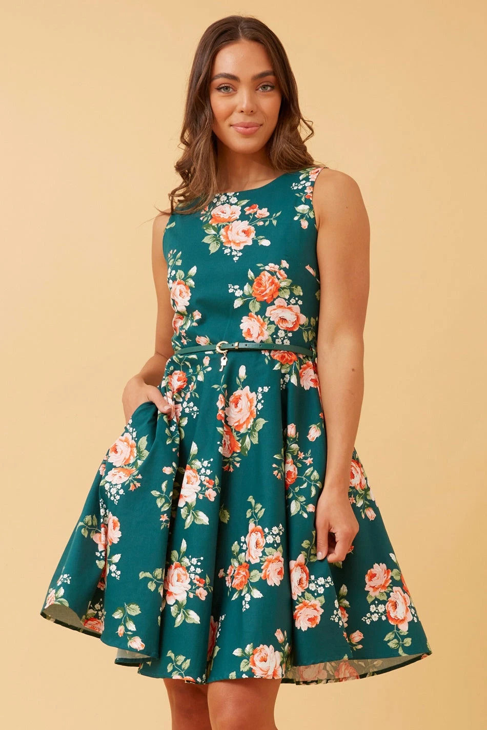 TILLY FLORAL SHORT DRESS 3 TILLY FLORAL SHORT DRESS