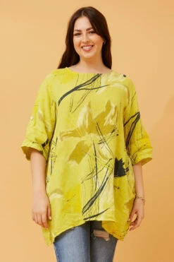 CIA FLORAL LINEN TOP -Printedcarpetus ef6d5065a82ce64674242db2d9696bca