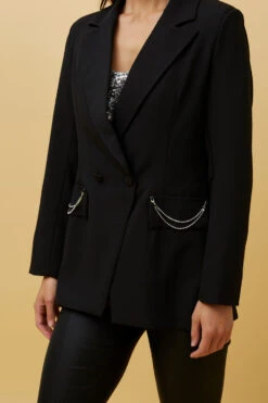 BONITA EMBELLISHED BLAZER -Printedcarpetus f00362acf024d67e1c26a46227992faa