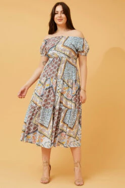 PERSIA PATCHWORK BOHO MIDI DRESS -Printedcarpetus f283ad157d5346b6aa9169efc3f38d41 e20ab837 3edc 40e3 9c11 847829cdd125